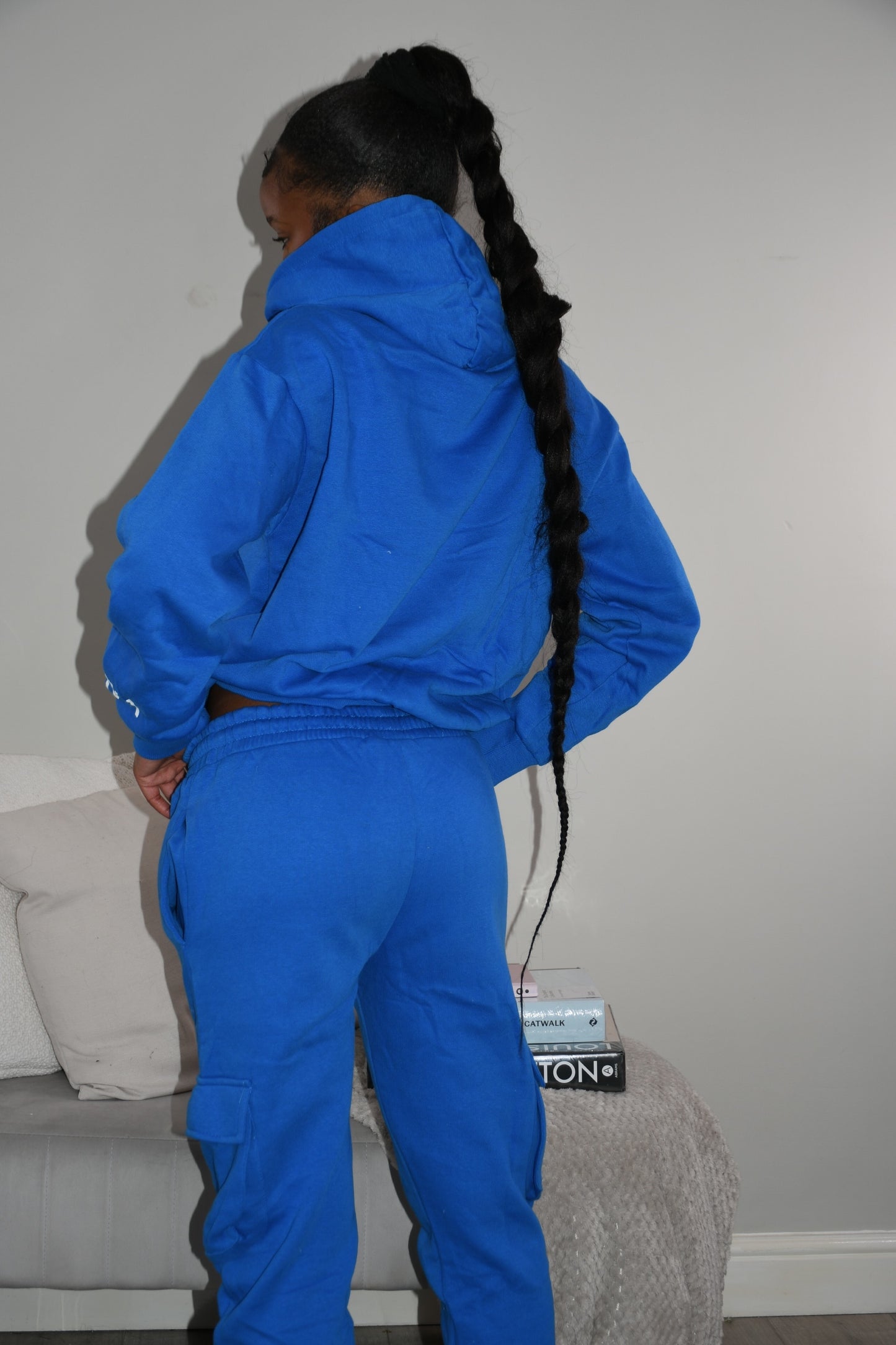 Blue cargo style tracksuit ‘Masterclass’