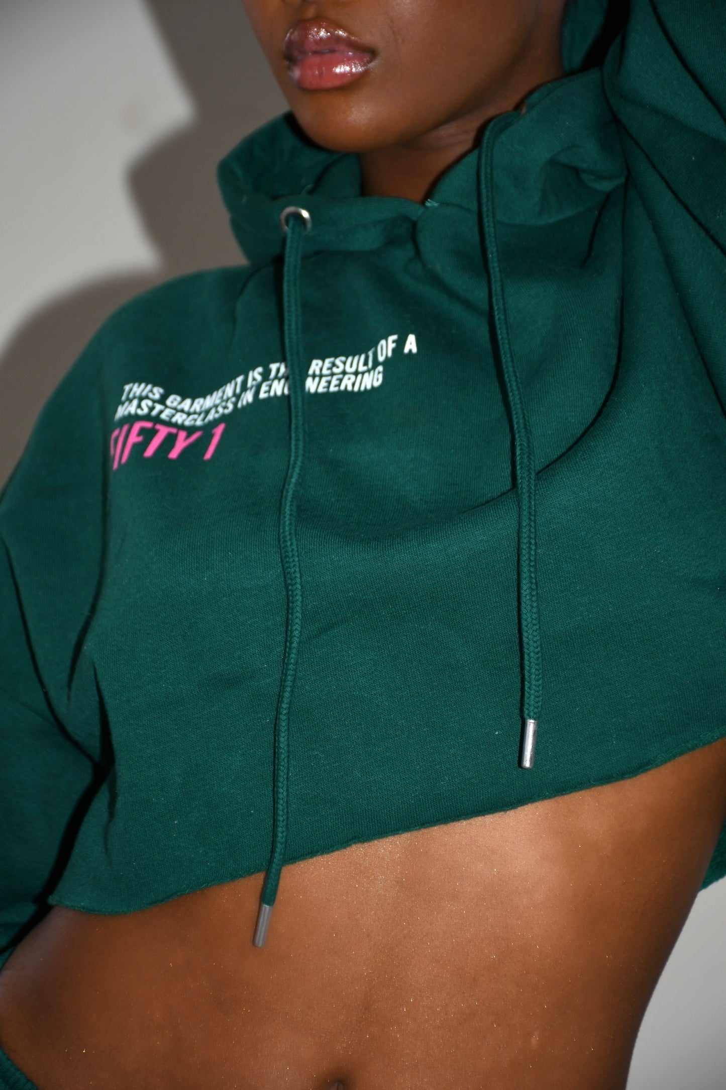 Green cropped tracksuit ‘Masterclass cropped’