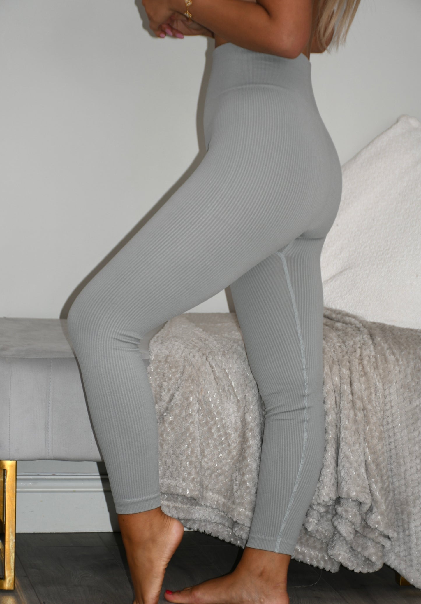 Light gray outlet leggings