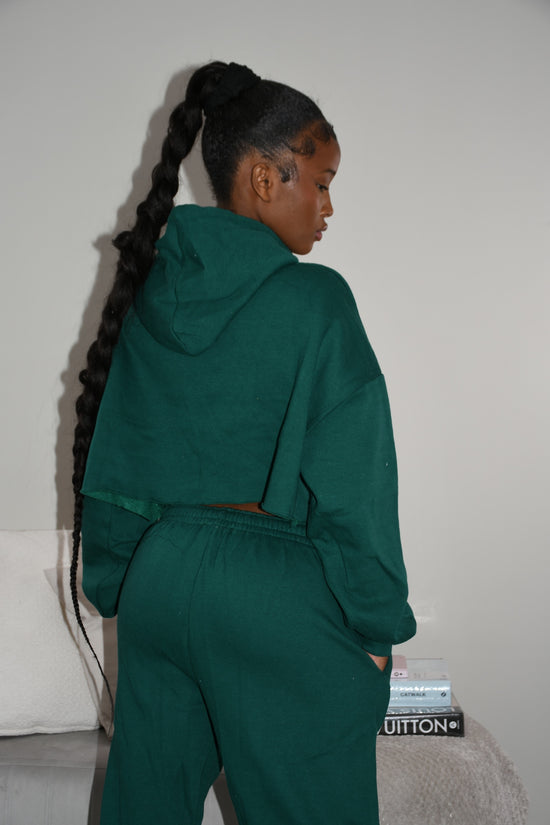 Green cropped tracksuit ‘Masterclass cropped’