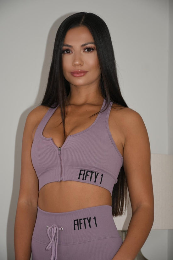 'SUPREMA' gym bra - Muave